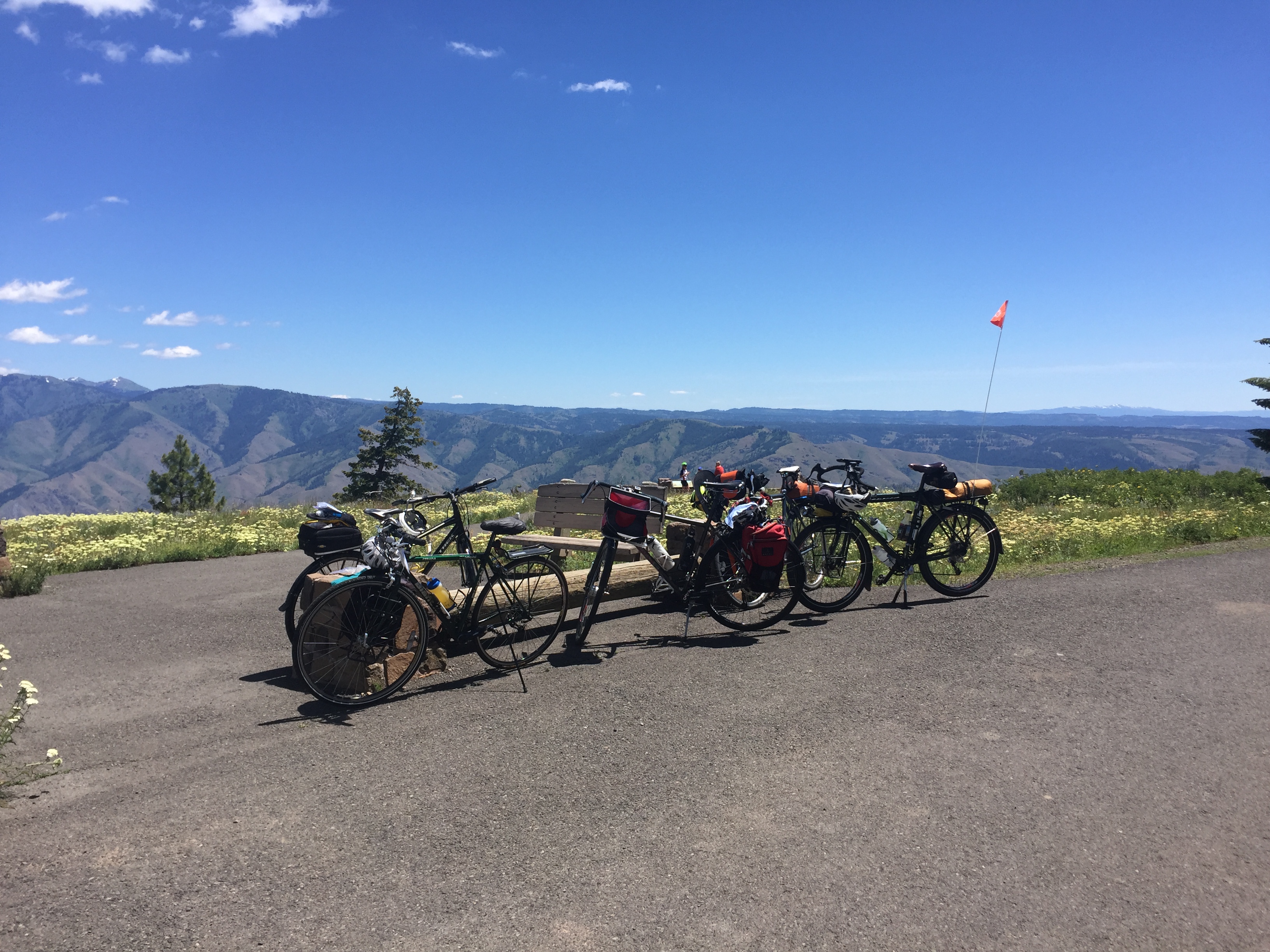 Bikes at Snake River Overlook