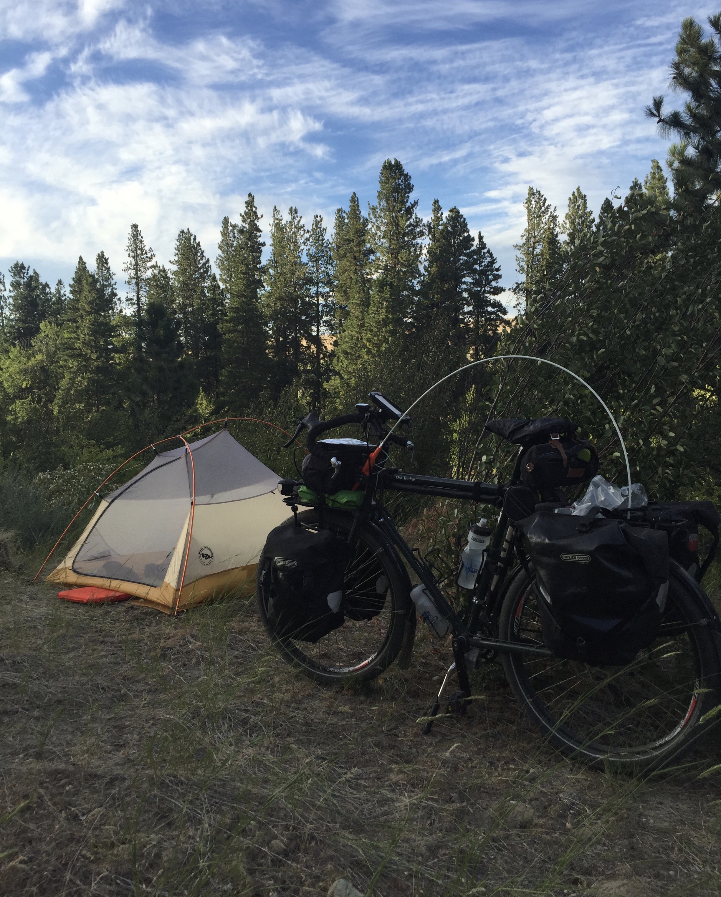 Camping along the John Wayne Trail