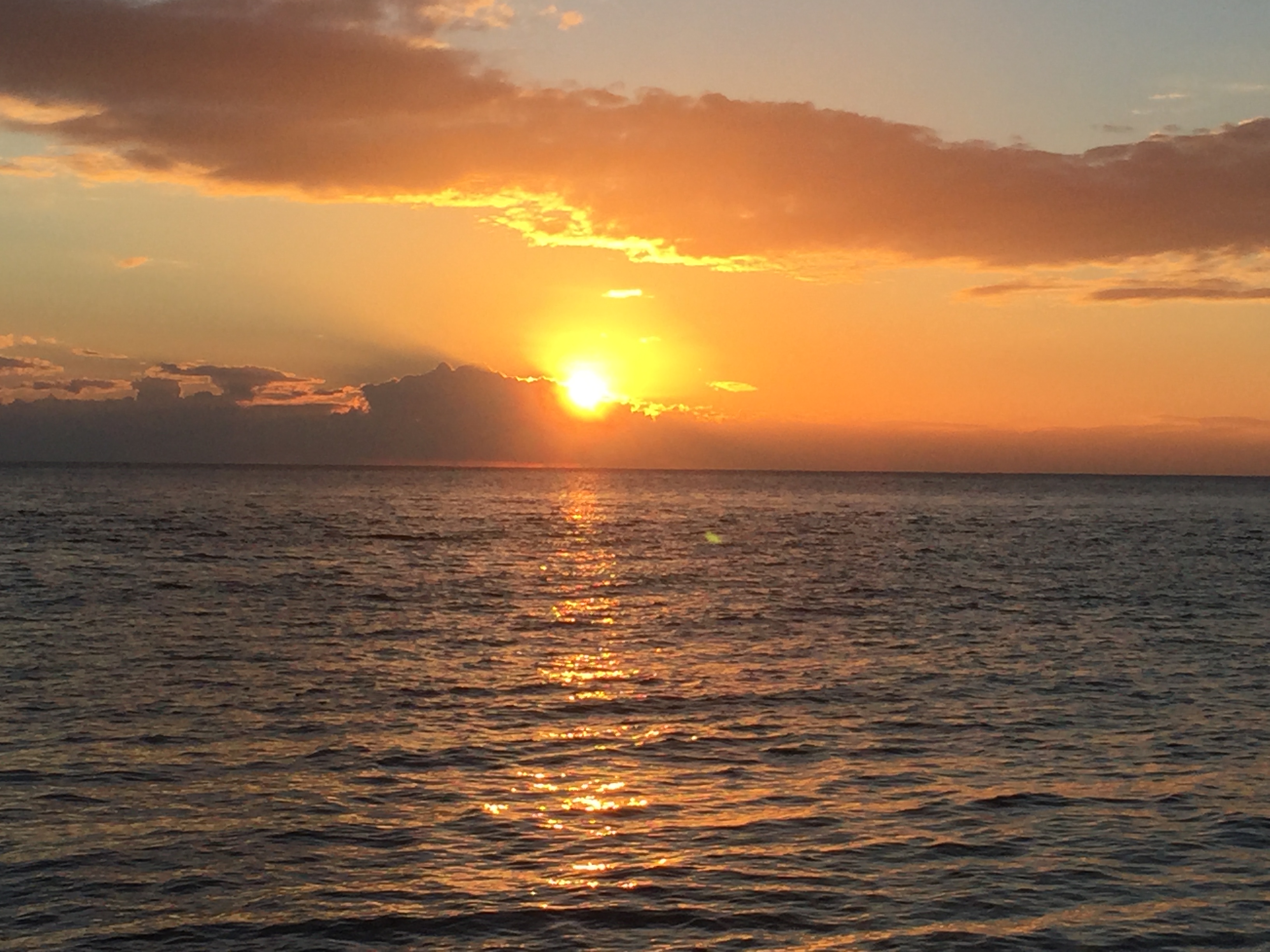 Sunset on Hauraki Gulf