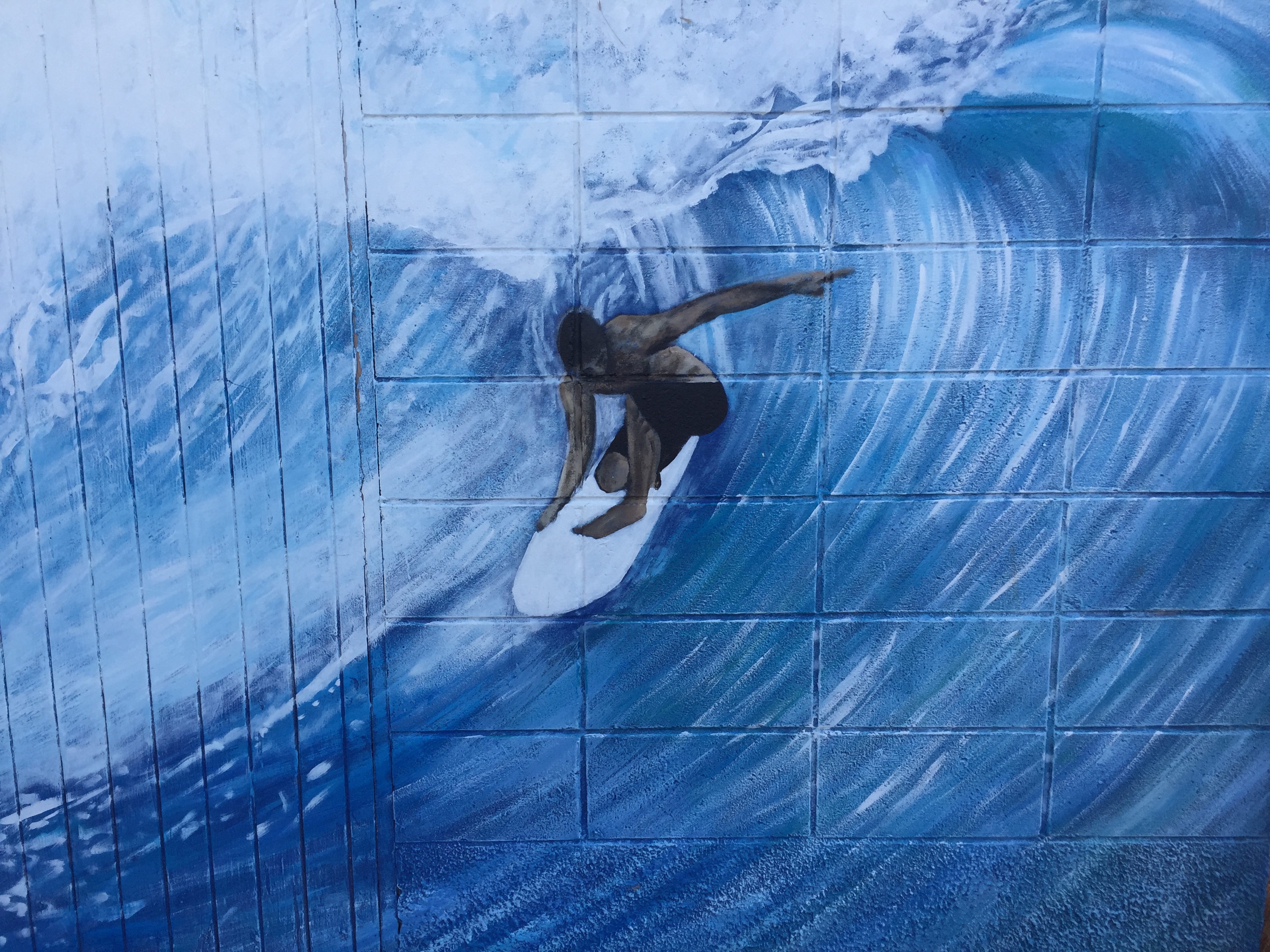 Mural at St. Kilda Surf Club