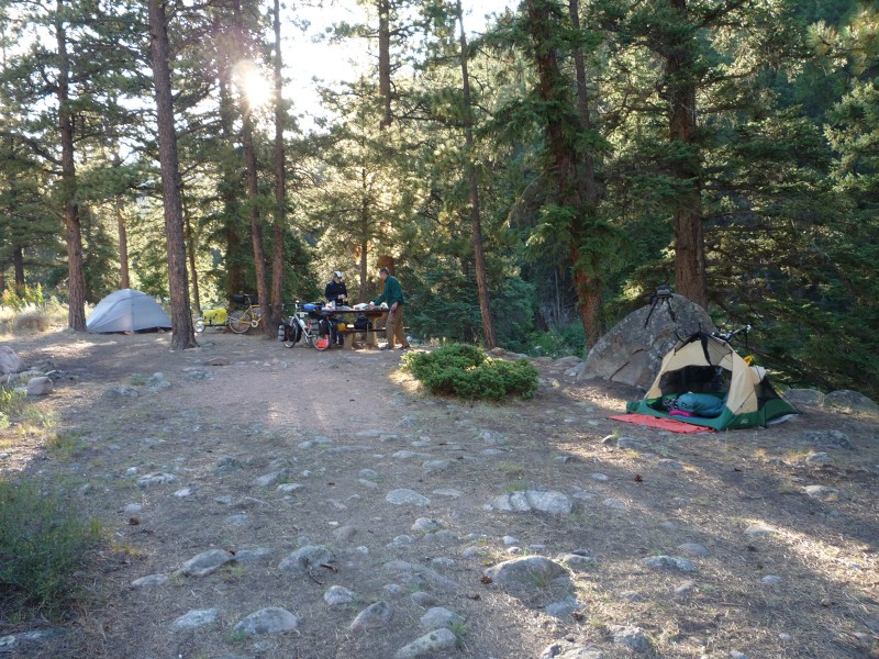 Campsite at Taylor River