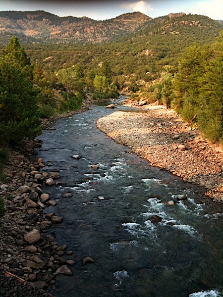 The Arkansas river
