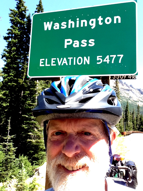 At the top of Washington Pass