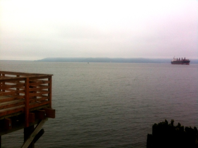 The Columbia river from Astoria