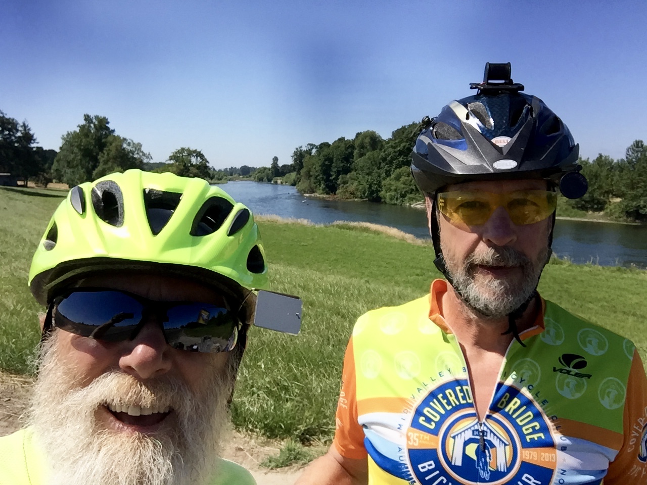 With Robert by the Willamette