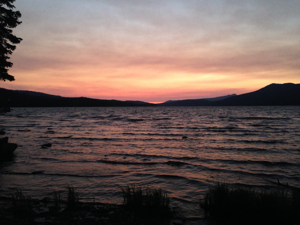 Sunset on Odell Lake